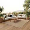 image:imageNourison Home Positano Light Grey 3 x 5 Area Rug  Easy Clean Non Shedding Bed Room Living Room Dining Room Kitchen 3 x 5Jute