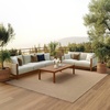 image:imageNourison Home Positano Light Grey 3 x 5 Area Rug  Easy Clean Non Shedding Bed Room Living Room Dining Room Kitchen 3 x 5Jute
