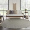 image:imageNourison Home Positano Light Grey 3 x 5 Area Rug  Easy Clean Non Shedding Bed Room Living Room Dining Room Kitchen 3 x 5Light Grey