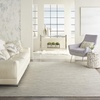 image:imageNourison Home Positano Light Grey 3 x 5 Area Rug  Easy Clean Non Shedding Bed Room Living Room Dining Room Kitchen 3 x 5Light Grey
