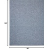 image:imageNourison Home Positano Light Grey 3 x 5 Area Rug  Easy Clean Non Shedding Bed Room Living Room Dining Room Kitchen 3 x 5Navy Blue