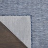 image:imageNourison Home Positano Light Grey 3 x 5 Area Rug  Easy Clean Non Shedding Bed Room Living Room Dining Room Kitchen 3 x 5Navy Blue