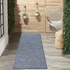 image:imageNourison Home Positano Light Grey 3 x 5 Area Rug  Easy Clean Non Shedding Bed Room Living Room Dining Room Kitchen 3 x 5Navy Blue