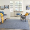 image:imageNourison Home Positano Light Grey 3 x 5 Area Rug  Easy Clean Non Shedding Bed Room Living Room Dining Room Kitchen 3 x 5Navy Blue