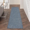 image:imageNourison Home Positano Light Grey 3 x 5 Area Rug  Easy Clean Non Shedding Bed Room Living Room Dining Room Kitchen 3 x 5Navy Blue