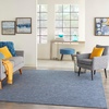 image:imageNourison Home Positano Light Grey 3 x 5 Area Rug  Easy Clean Non Shedding Bed Room Living Room Dining Room Kitchen 3 x 5Navy Blue
