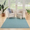image:imageNourison Home Practical Solutions Blue Green 3 x 5 Area Rug  Easy Clean Non Shedding Bed Room Living Room Dining Room Kitchen 3 x 5Aqua