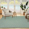image:imageNourison Home Practical Solutions Blue Green 3 x 5 Area Rug  Easy Clean Non Shedding Bed Room Living Room Dining Room Kitchen 3 x 5Blue Green