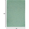 image:imageNourison Home Practical Solutions Blue Green 3 x 5 Area Rug  Easy Clean Non Shedding Bed Room Living Room Dining Room Kitchen 3 x 5Blue Green