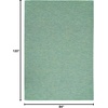image:imageNourison Home Practical Solutions Blue Green 3 x 5 Area Rug  Easy Clean Non Shedding Bed Room Living Room Dining Room Kitchen 3 x 5Blue Green