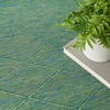 image:imageNourison Home Practical Solutions Blue Green 3 x 5 Area Rug  Easy Clean Non Shedding Bed Room Living Room Dining Room Kitchen 3 x 5Blue Green