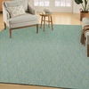 image:imageNourison Home Practical Solutions Blue Green 3 x 5 Area Rug  Easy Clean Non Shedding Bed Room Living Room Dining Room Kitchen 3 x 5Blue Green