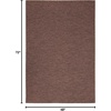 image:imageNourison Home Practical Solutions Blue Green 3 x 5 Area Rug  Easy Clean Non Shedding Bed Room Living Room Dining Room Kitchen 3 x 5Mocha
