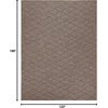 image:imageNourison Home Practical Solutions Blue Green 3 x 5 Area Rug  Easy Clean Non Shedding Bed Room Living Room Dining Room Kitchen 3 x 5Mocha