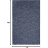 image:imageNourison Home Practical Solutions Blue Green 3 x 5 Area Rug  Easy Clean Non Shedding Bed Room Living Room Dining Room Kitchen 3 x 5Navy Blue