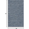 image:imageNourison Home Practical Solutions Blue Green 3 x 5 Area Rug  Easy Clean Non Shedding Bed Room Living Room Dining Room Kitchen 3 x 5Navy Blue