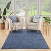 image:imageNourison Home Practical Solutions Blue Green 3 x 5 Area Rug  Easy Clean Non Shedding Bed Room Living Room Dining Room Kitchen 3 x 5Navy Blue