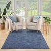 image:imageNourison Home Practical Solutions Blue Green 3 x 5 Area Rug  Easy Clean Non Shedding Bed Room Living Room Dining Room Kitchen 3 x 5Navy Blue