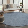 image:imageNourison Home Practical Solutions Blue Green 3 x 5 Area Rug  Easy Clean Non Shedding Bed Room Living Room Dining Room Kitchen 3 x 5Navy Blue