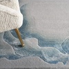 image:imageNourison Home Prismatic Modern Abstract Sea Mist Blue 2 x 3 Area Rug Easy Cleaning Non Shedding Bed Room Living Room Dining Room Kitchen 2x3Sea Mist Blue