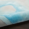 image:imageNourison Home Prismatic Modern Abstract Sea Mist Blue 2 x 3 Area Rug Easy Cleaning Non Shedding Bed Room Living Room Dining Room Kitchen 2x3Sea Mist Blue