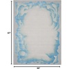 image:imageNourison Home Prismatic Modern Abstract Sea Mist Blue 2 x 3 Area Rug Easy Cleaning Non Shedding Bed Room Living Room Dining Room Kitchen 2x3Sea Mist Blue