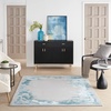image:imageNourison Home Prismatic Modern Abstract Sea Mist Blue 2 x 3 Area Rug Easy Cleaning Non Shedding Bed Room Living Room Dining Room Kitchen 2x3Sea Mist Blue