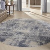 image:imageNourison Home Rustic Textures Beige Grey 53 x 73 Area Rug  Easy Clean Non Shedding Bed Room Living Room Dining Room Kitchen 5 x 7BlueIvory
