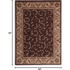 image:imageNourison Home Somerset Ivory 2 x 29 Area Rug  Easy Clean Non Shedding Bed Room Living Room Dining Room Kitchen 2 x 3Brown