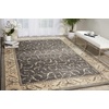 image:imageNourison Home Somerset Ivory 2 x 29 Area Rug  Easy Clean Non Shedding Bed Room Living Room Dining Room Kitchen 2 x 3Charcoal