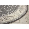 image:imageNourison Home Somerset Ivory 2 x 29 Area Rug  Easy Clean Non Shedding Bed Room Living Room Dining Room Kitchen 2 x 3Charcoal