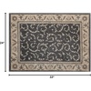 image:imageNourison Home Somerset Ivory 2 x 29 Area Rug  Easy Clean Non Shedding Bed Room Living Room Dining Room Kitchen 2 x 3Charcoal