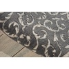 image:imageNourison Home Somerset Ivory 2 x 29 Area Rug  Easy Clean Non Shedding Bed Room Living Room Dining Room Kitchen 2 x 3Charcoal