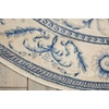 image:imageNourison Home Somerset Ivory 2 x 29 Area Rug  Easy Clean Non Shedding Bed Room Living Room Dining Room Kitchen 2 x 3Ivory Blue