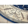 image:imageNourison Home Somerset Ivory 2 x 29 Area Rug  Easy Clean Non Shedding Bed Room Living Room Dining Room Kitchen 2 x 3Navy
