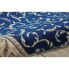 image:imageNourison Home Somerset Ivory 2 x 29 Area Rug  Easy Clean Non Shedding Bed Room Living Room Dining Room Kitchen 2 x 3Navy