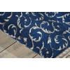 image:imageNourison Home Somerset Ivory 2 x 29 Area Rug  Easy Clean Non Shedding Bed Room Living Room Dining Room Kitchen 2 x 3Navy