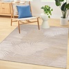 image:imageNourison Home Suncoast Beige 53 x 73 Area Rug  Easy Clean Non Shedding Bed Room Living Room Dining Room Kitchen 5 x 7Beige