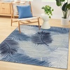image:imageNourison Home Suncoast Beige 53 x 73 Area Rug  Easy Clean Non Shedding Bed Room Living Room Dining Room Kitchen 5 x 7Denim