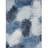 image:imageNourison Home Suncoast Beige 53 x 73 Area Rug  Easy Clean Non Shedding Bed Room Living Room Dining Room Kitchen 5 x 7Denim