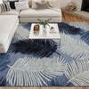 image:imageNourison Home Suncoast Beige 53 x 73 Area Rug  Easy Clean Non Shedding Bed Room Living Room Dining Room Kitchen 5 x 7Denim