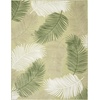 image:imageNourison Home Suncoast Beige 53 x 73 Area Rug  Easy Clean Non Shedding Bed Room Living Room Dining Room Kitchen 5 x 7Green