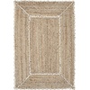 image:imageNourison Home Terrazzo Jute Natural 3 x 5 Area Rug  Easy Clean Non Shedding Bed Room Living Room Dining Room Kitchen 3 x 5Natural Grey