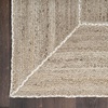 image:imageNourison Home Terrazzo Jute Natural 3 x 5 Area Rug  Easy Clean Non Shedding Bed Room Living Room Dining Room Kitchen 3 x 5Natural Grey