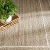 image:imageNourison Home Terrazzo Jute Natural 3 x 5 Area Rug  Easy Clean Non Shedding Bed Room Living Room Dining Room Kitchen 3 x 5Natural Grey