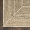image:imageNourison Home Terrazzo Jute Natural 3 x 5 Area Rug  Easy Clean Non Shedding Bed Room Living Room Dining Room Kitchen 3 x 5Natural Grey