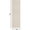 image:imageNourison Home Textured Home Ivory Mocha 53 x 7 Area Rug  Easy Clean Non Shedding Bed Room Living Room Dining Room Kitchen 5 x 7Ivory Beige