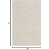 image:imageNourison Home Textured Home Ivory Mocha 53 x 7 Area Rug  Easy Clean Non Shedding Bed Room Living Room Dining Room Kitchen 5 x 7Ivory Beige