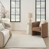 image:imageNourison Home Textured Home Ivory Mocha 53 x 7 Area Rug  Easy Clean Non Shedding Bed Room Living Room Dining Room Kitchen 5 x 7Ivory Beige