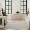 image:imageNourison Home Textured Home Ivory Mocha 53 x 7 Area Rug  Easy Clean Non Shedding Bed Room Living Room Dining Room Kitchen 5 x 7Ivory Grey